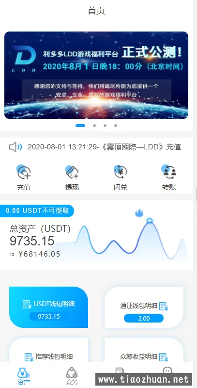 usdt众筹模式投资理财 众筹系统源码