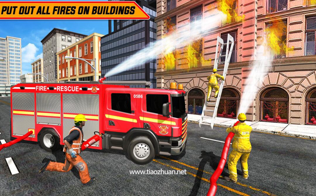 《American Fire Fighter Truck  City Emergency Rescue》源码