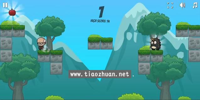 AppleMan采苹果躲避冒险闯关HTML5休闲游戏源码