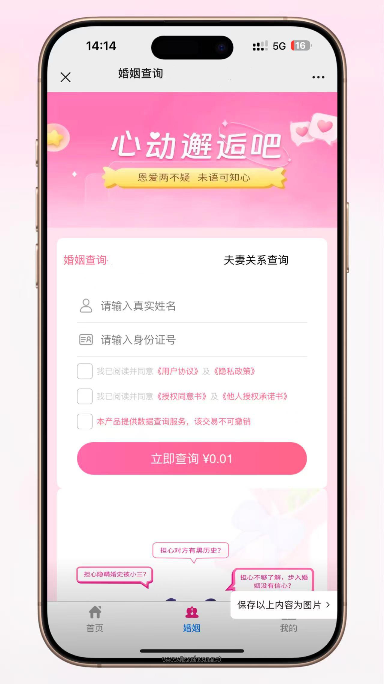 个人企业涉诉案底婚姻查询系统 v2.3