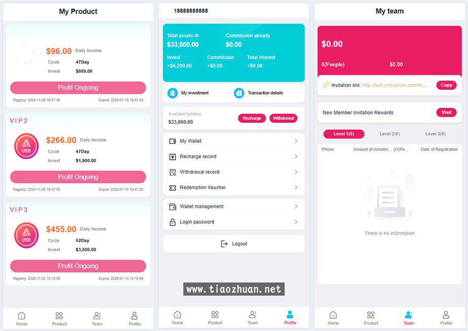 海外虚拟币投资理财系统源码下载基于Laravel框架
