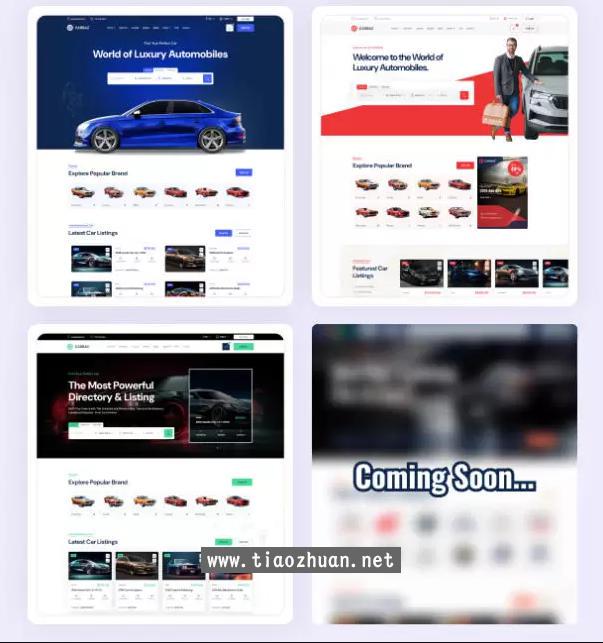 二手车交易市场APP源码租车网站源码Web+App
