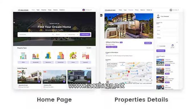 全开源Laravel找房网源码房地产租售门户网站源码
