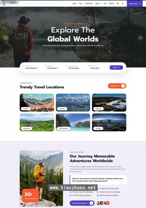 多商户国际旅行路线套餐预订平台网站源码