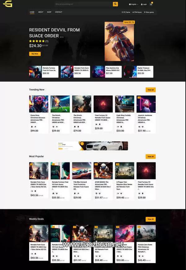 全开源礼品卡销售平台网站源码游戏充值点卡商城源码