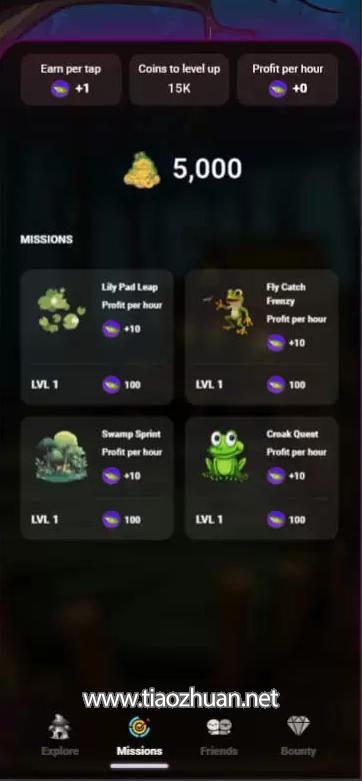 HTML5点击赚币任务领赏游戏Telegram小程序源码