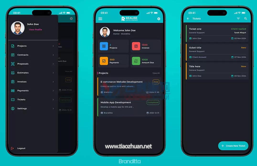 全开源Flutter跨境企业项目管理CRM源码含顾客端APP+Web端
